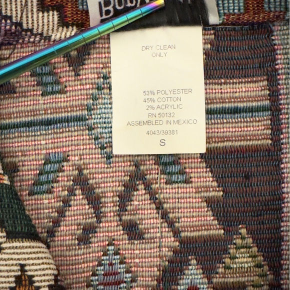 Vintage BonWorth Aztec Tapestry Coat - Picture 12 of 12